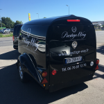 Peinture sur-mesure sur remorque
